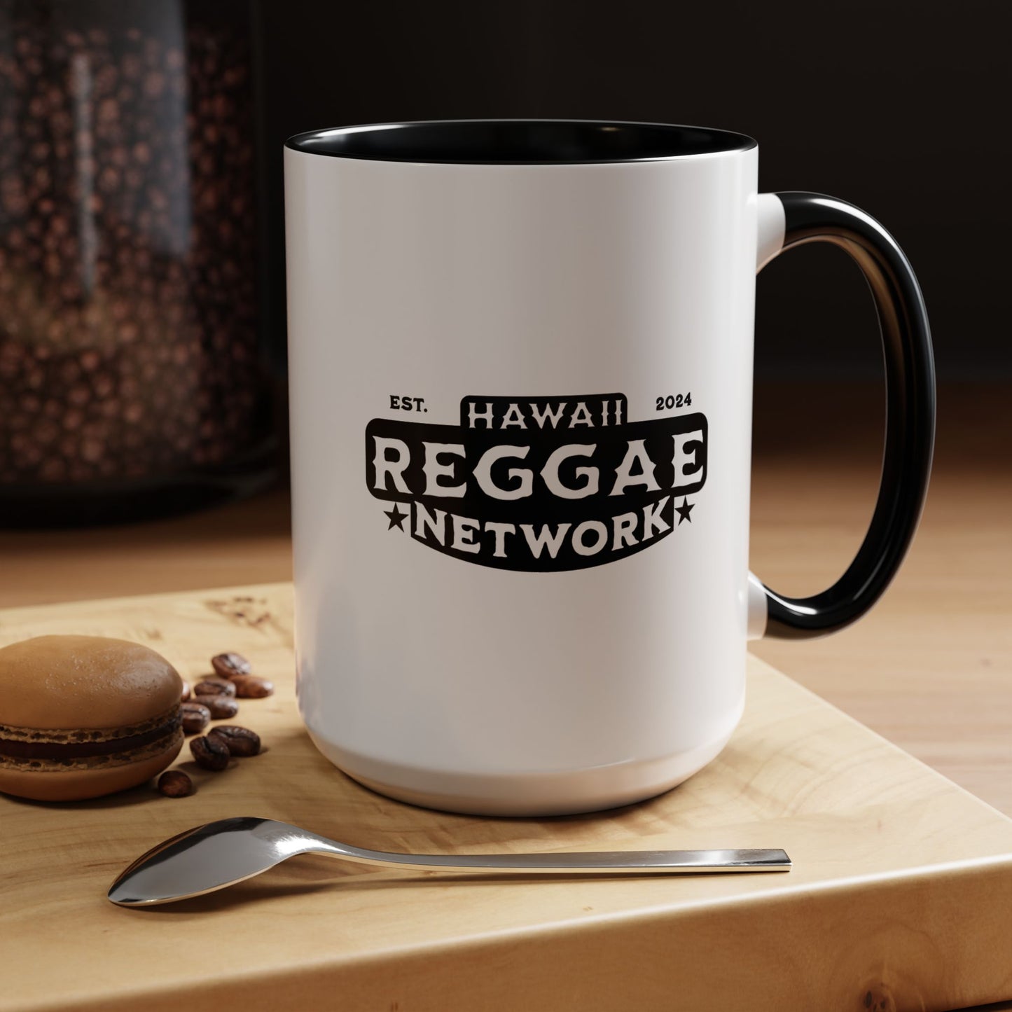 Hawaii Reggae Network Black Label Mug - 11oz & 15oz Available