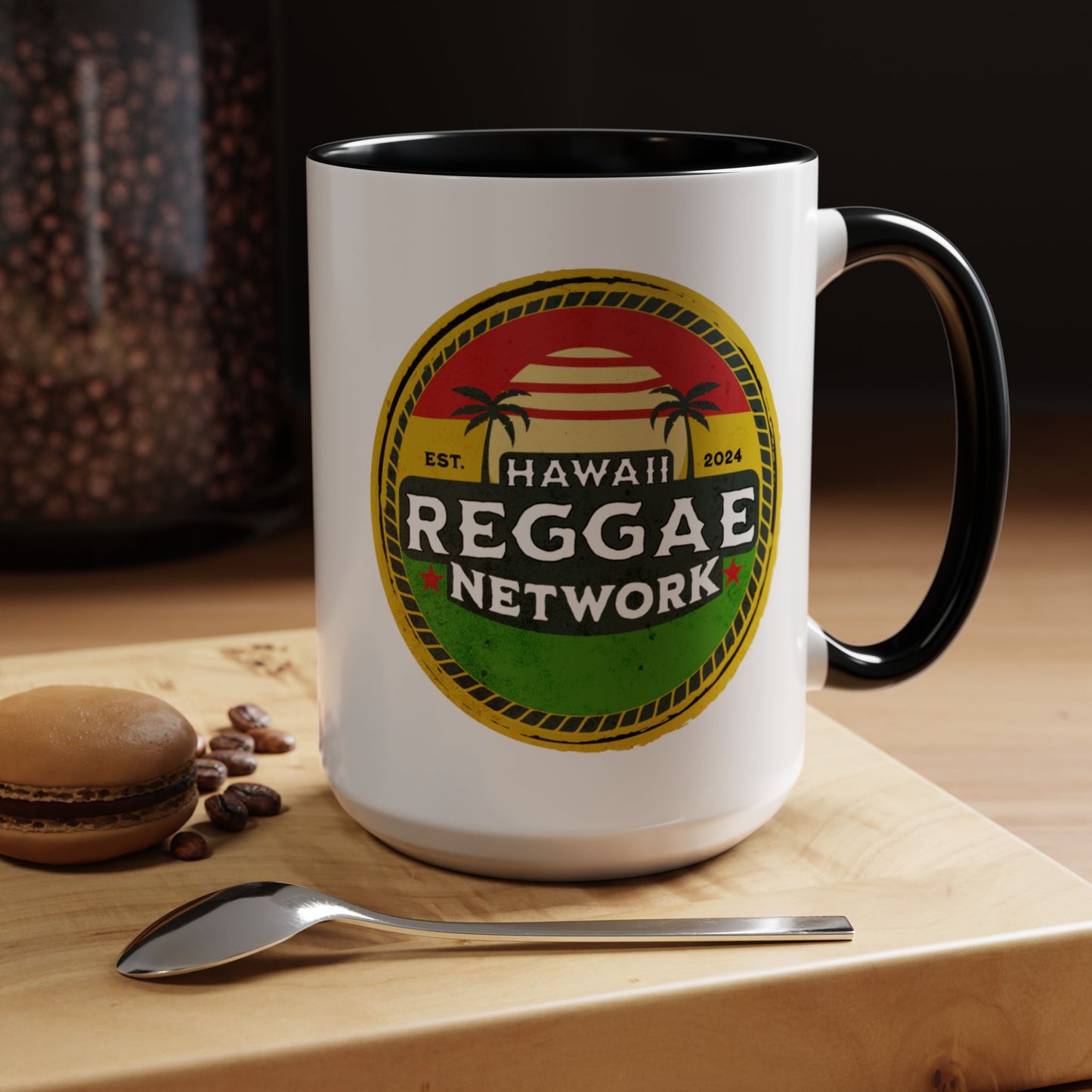 Hawaii Reggae Network Seal Logo Mug - 11oz & 15oz Available