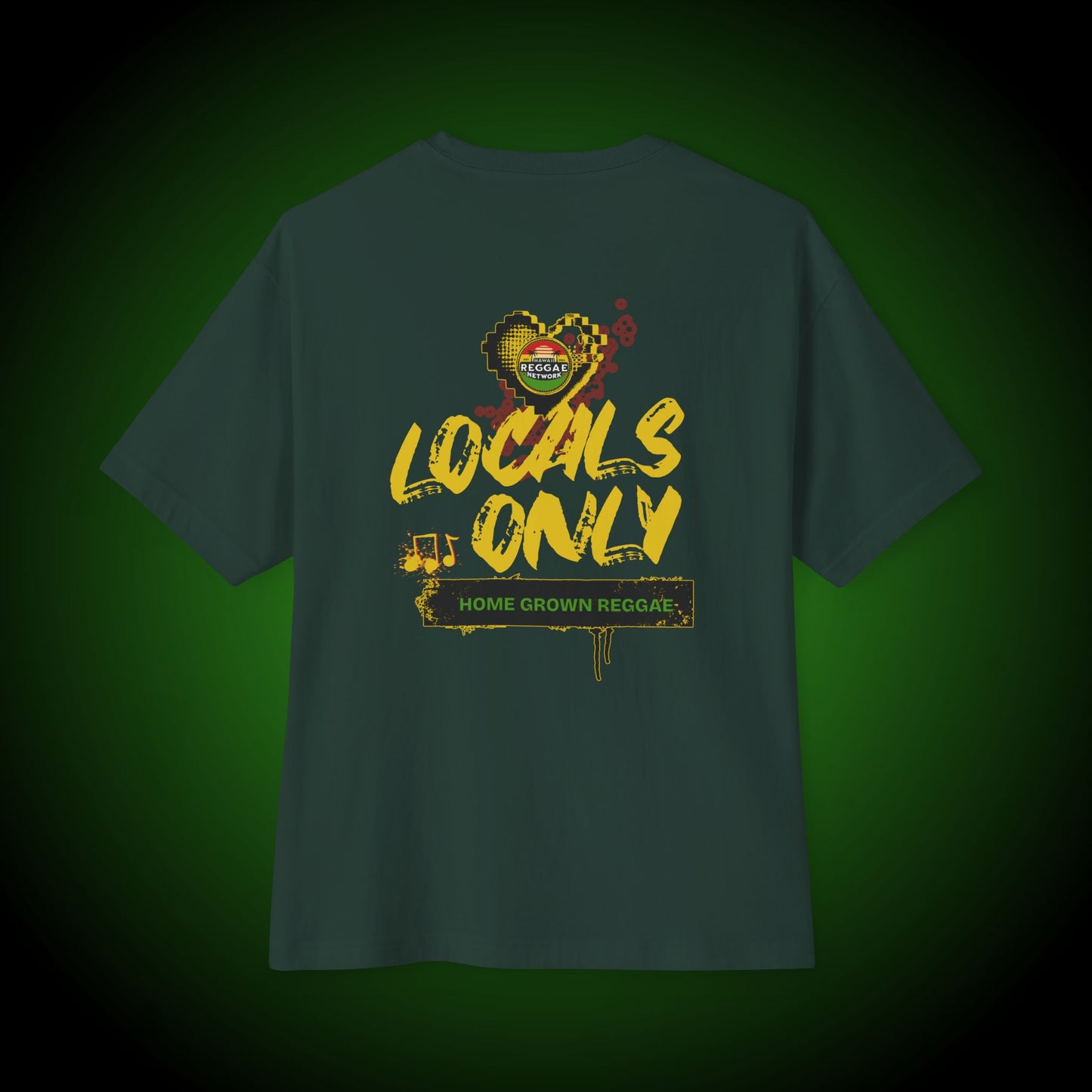 Locals Only Heavy Tee (back version)