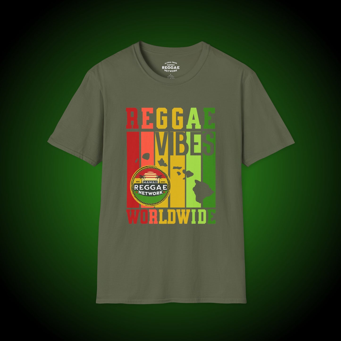 Reggae Vibes Softstyle Tee (front version)