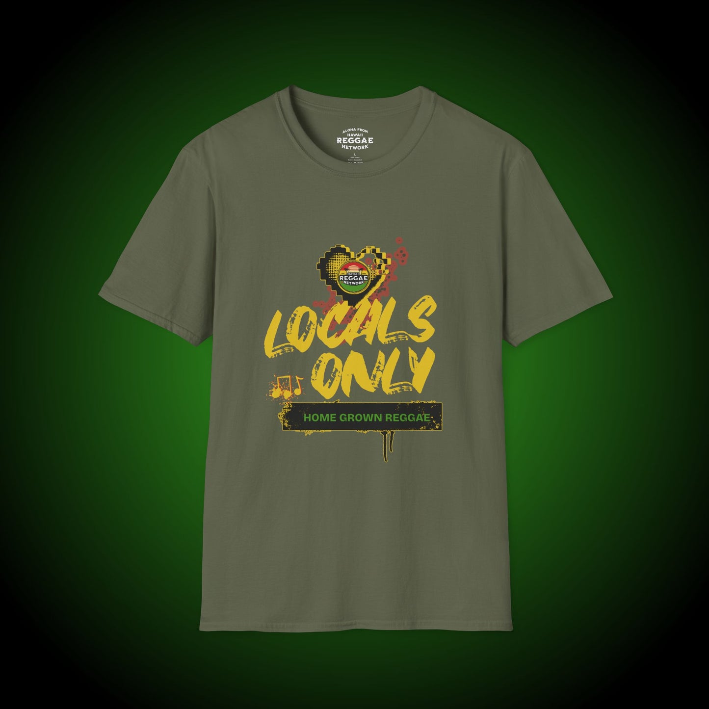 Locals Only Softstyle Tee (front version)