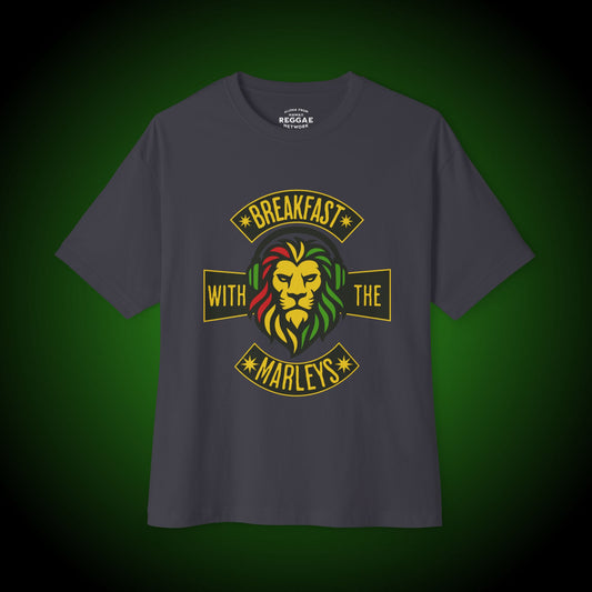 Breakfast With The Marleys Heavy Tee (front version)