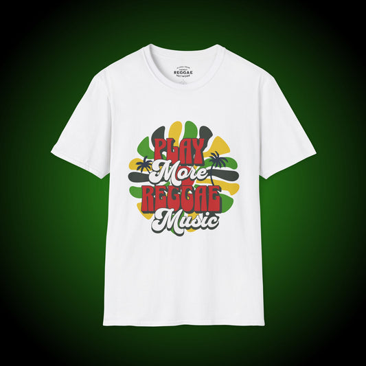 Play More Reggae Softstyle Tee (front version)