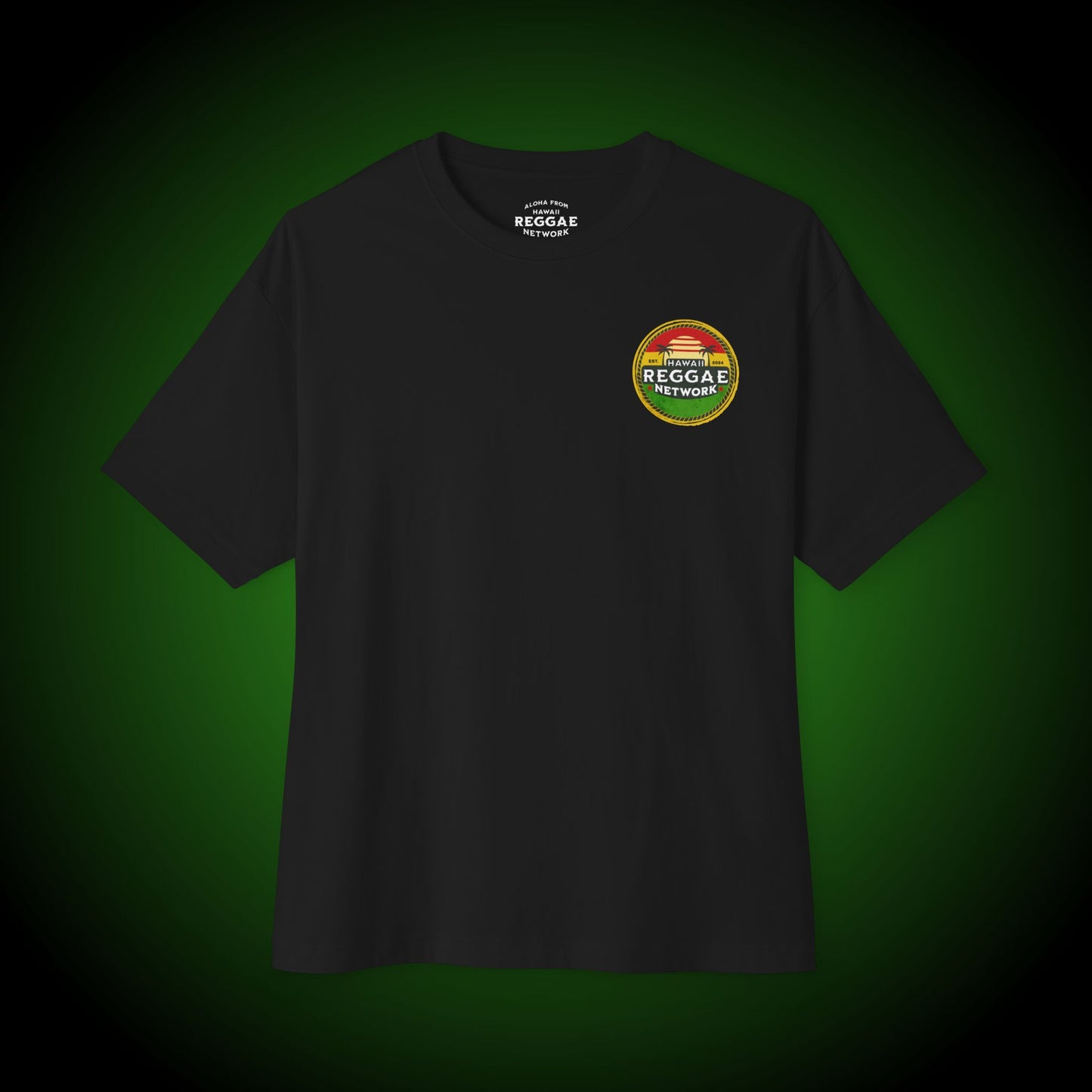 Tiki-on-the-Beach Boxy Tee (back version)