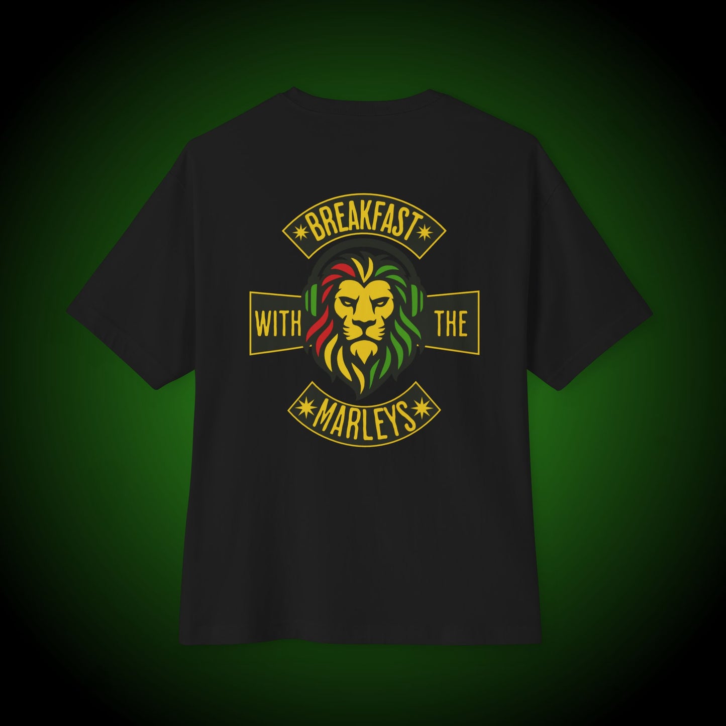 Breakfast With The Marleys Boxy Tee (back version)