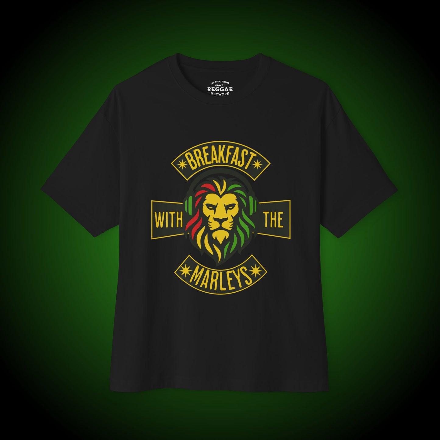 Breakfast With The Marleys Boxy Logo Tee (front version)