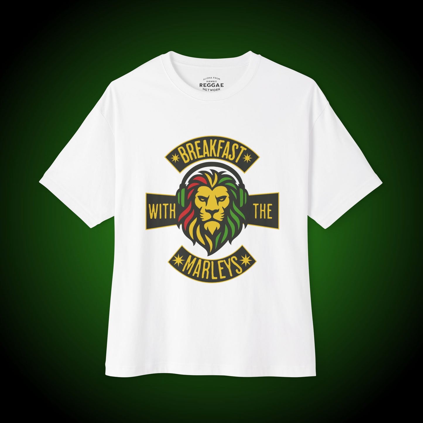 Breakfast With The Marleys Boxy Logo Tee (front version)