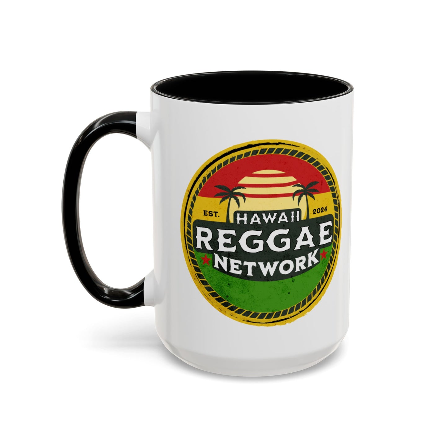 Hawaii Reggae Network Seal Logo Mug - 11oz & 15oz Available