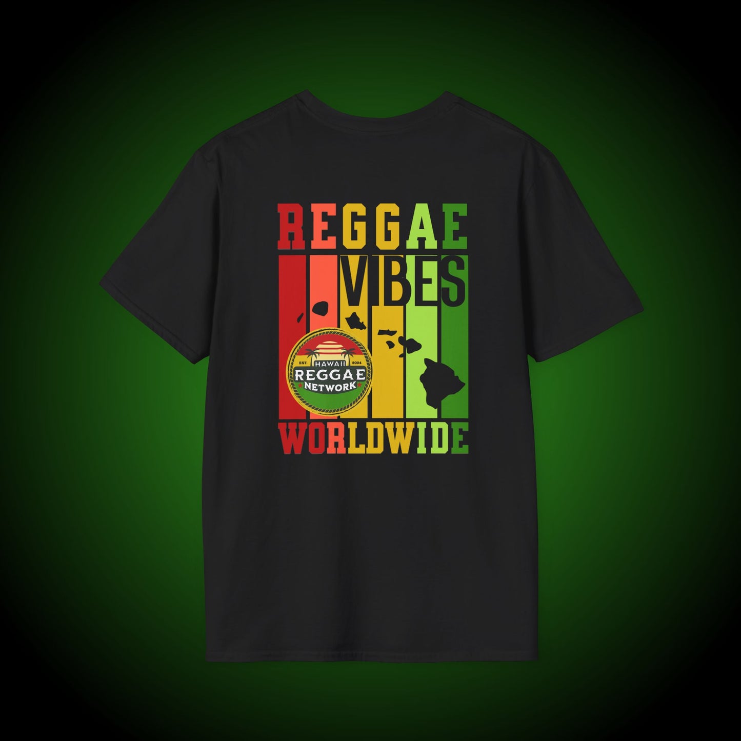 Reggae Vibes Softstyle Tee (back version)
