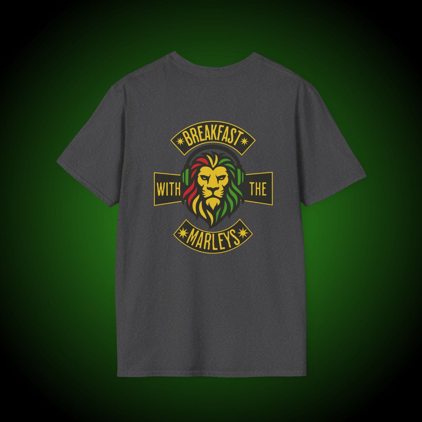 Breakfast With The Marleys Softstyle Tee (back version)