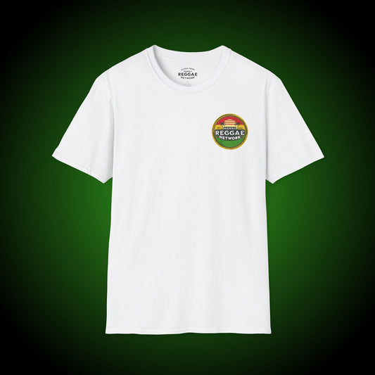 Hawaii Reggae Network Basic Logo Softstyle Tee (back version)