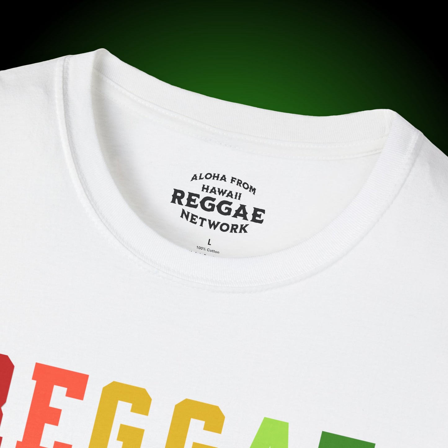 Reggae Vibes Softstyle Tee (front version)