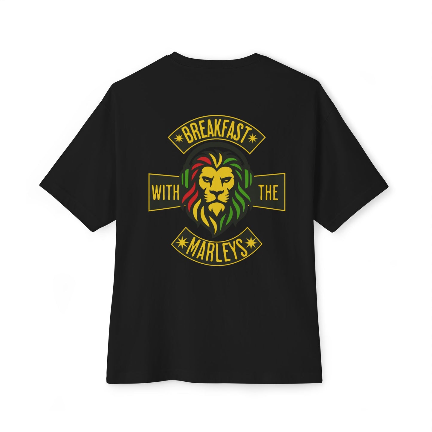 Breakfast With The Marleys Heavy Tee (back version)