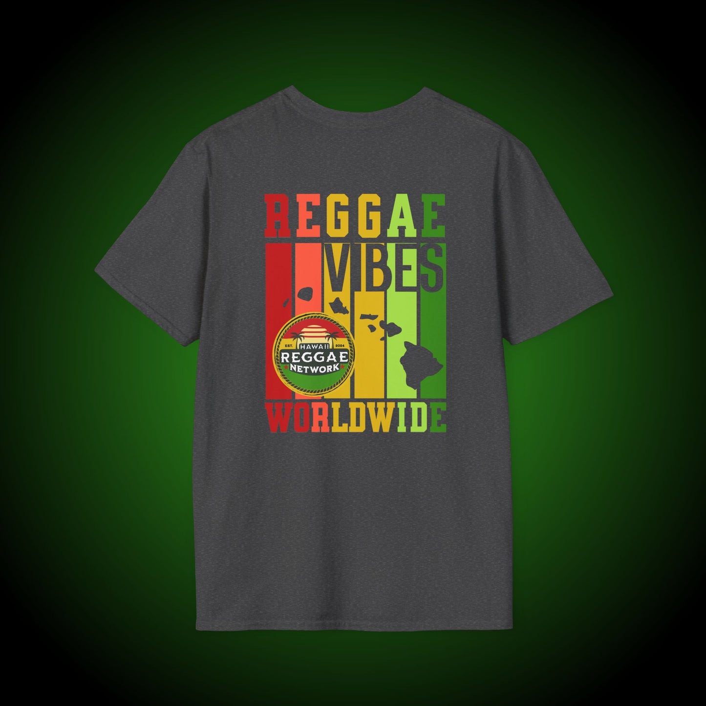 Reggae Vibes Softstyle Tee (back version)