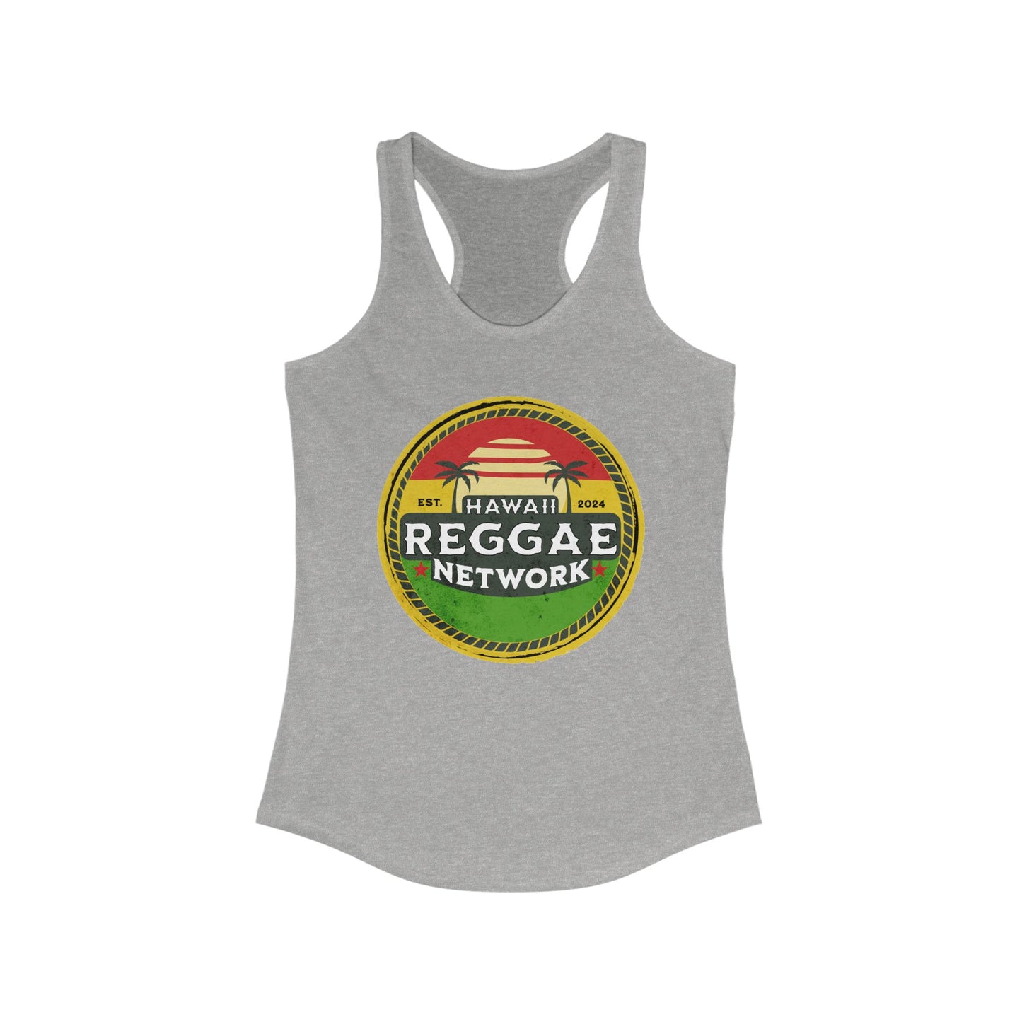 Hawaiian Reggae Network Basic Logo Racerback