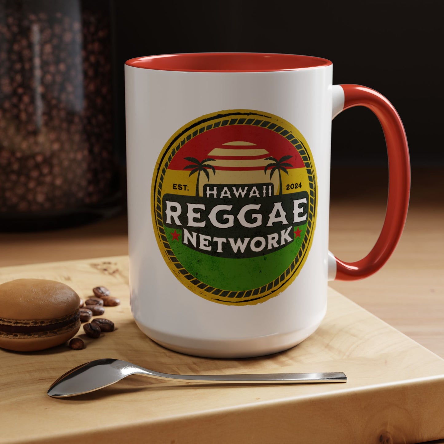 Hawaii Reggae Network Seal Logo Mug - 11oz & 15oz Available