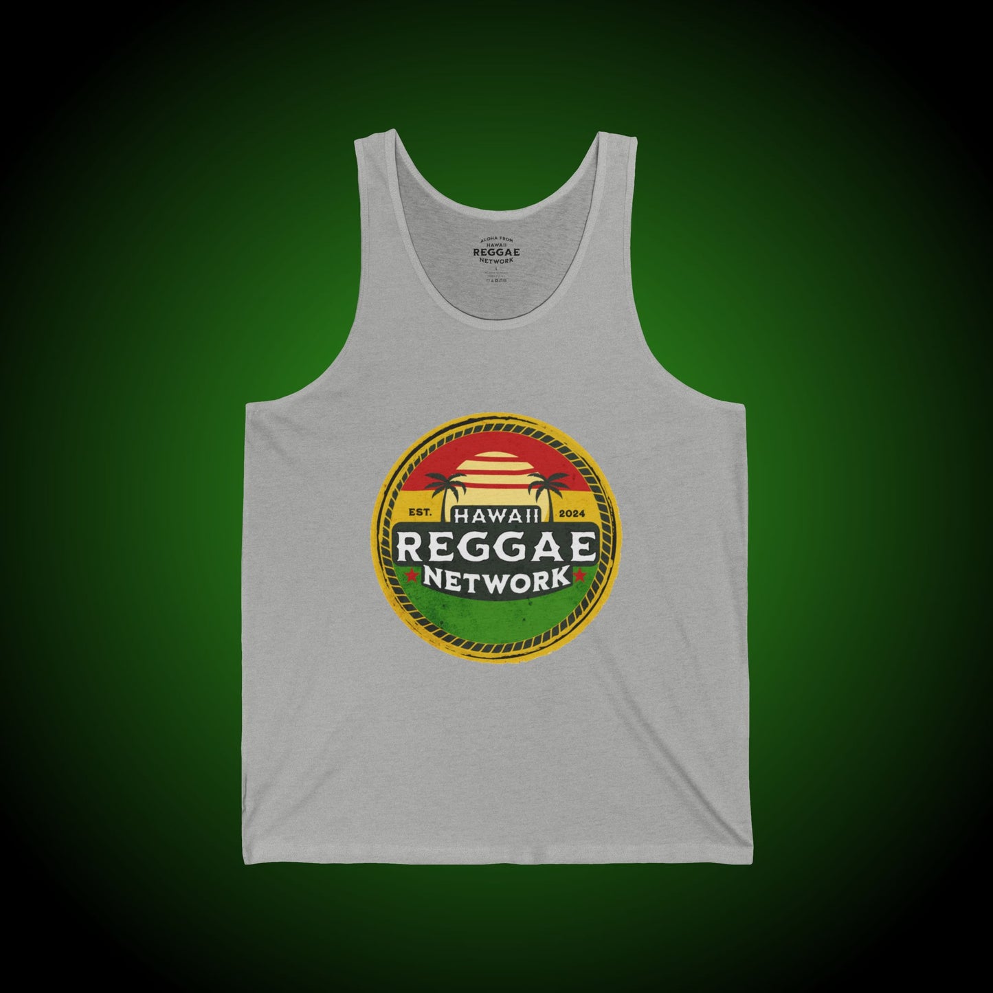 Hawaiian Reggae Network Basic Logo Tank