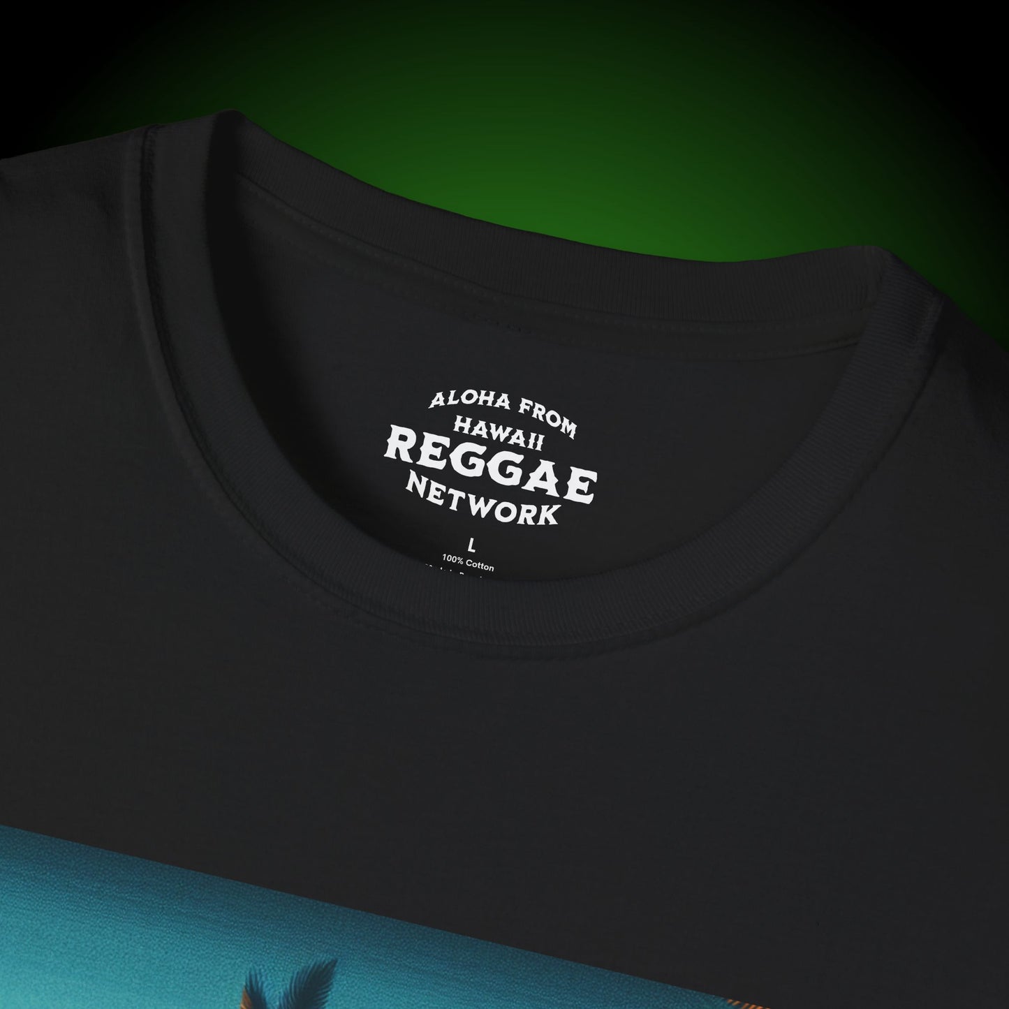 Tiki-on-the-Beach Softstyle Tee (front version)