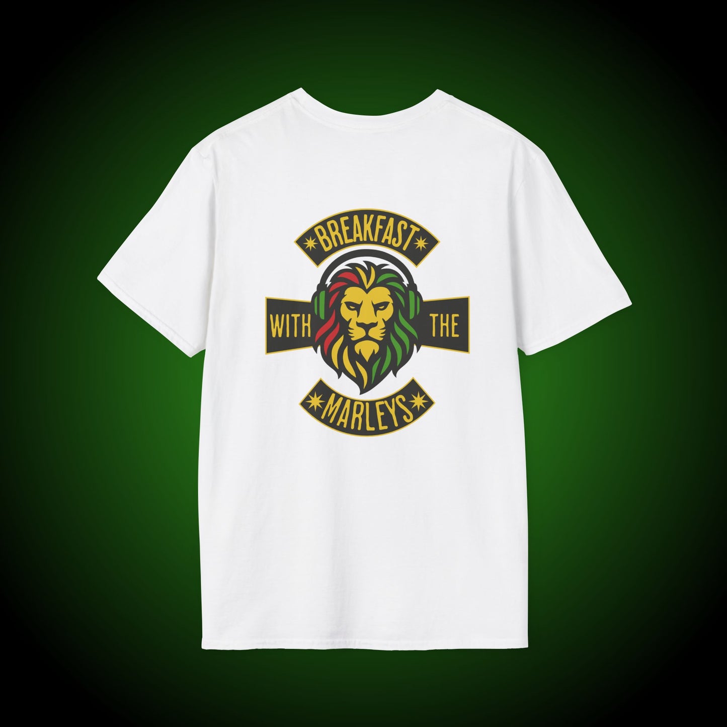 Breakfast With The Marleys Softstyle Tee (back version)