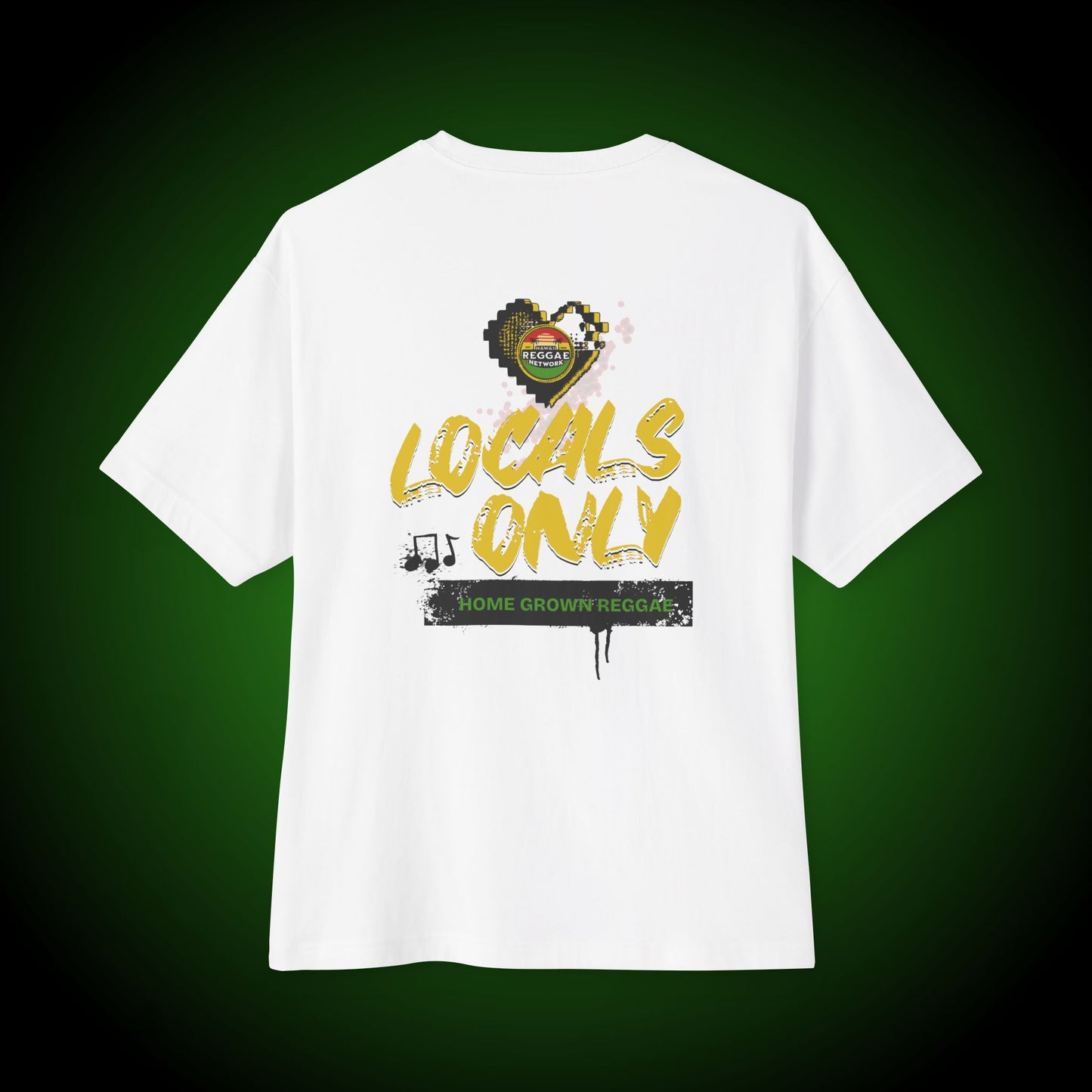 Locals Only Heavy Tee (back version)