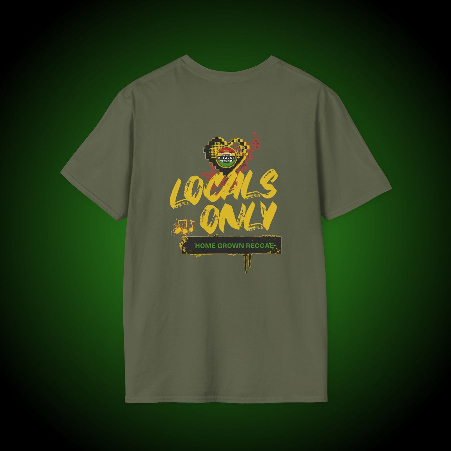 Locals Only Softstyle Tee (back version)