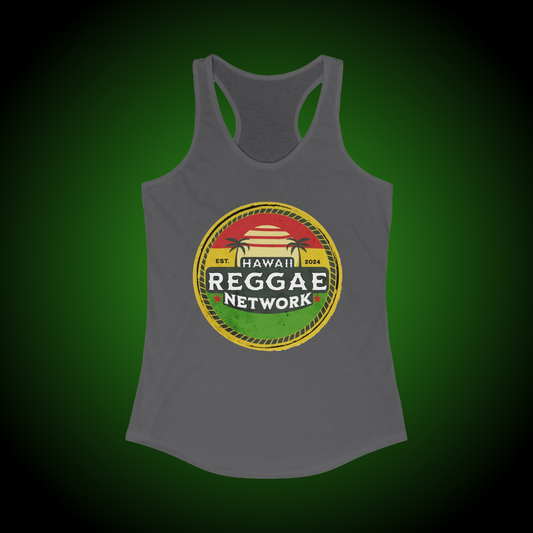 Hawaiian Reggae Network Basic Logo Racerback
