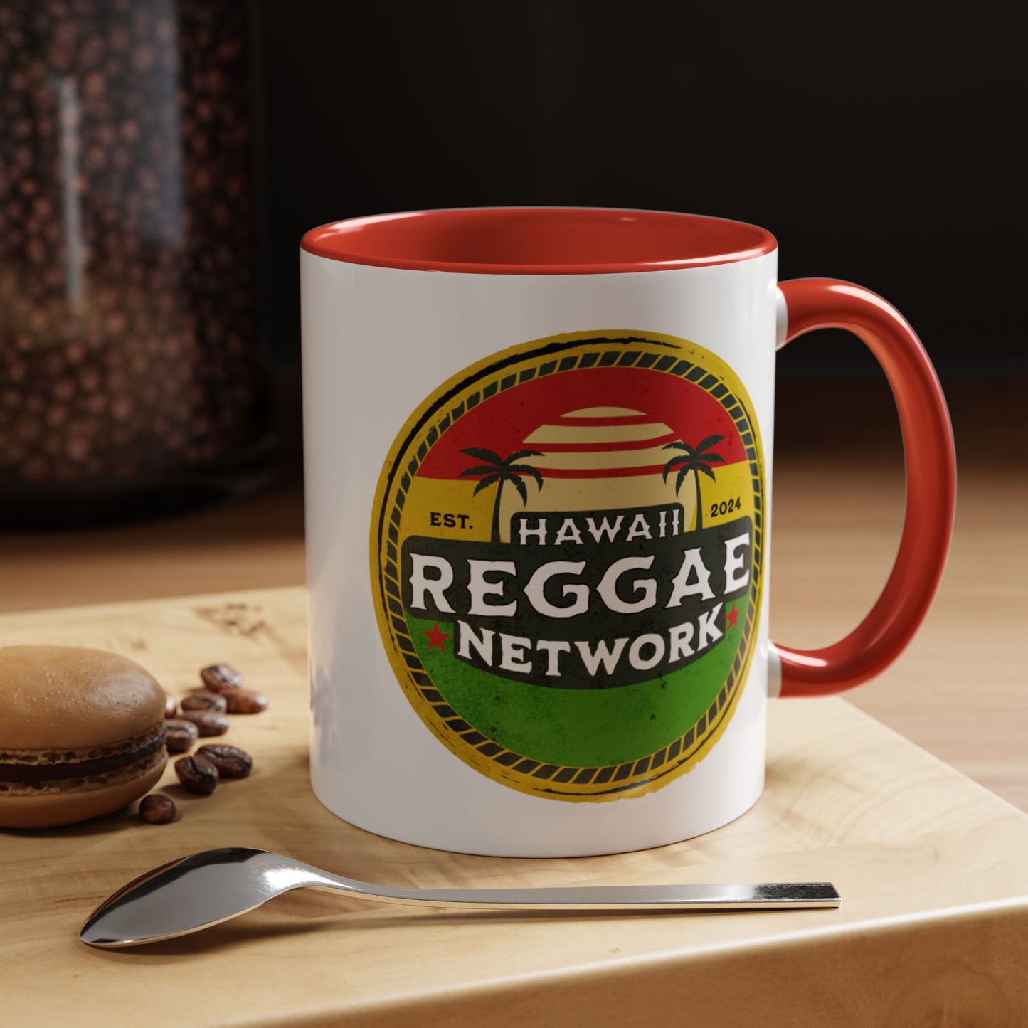 Hawaii Reggae Network Seal Logo Mug - 11oz & 15oz Available