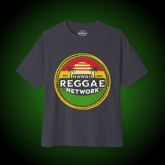 Hawaii Reggae Network Basic Heavy Tee (front version)