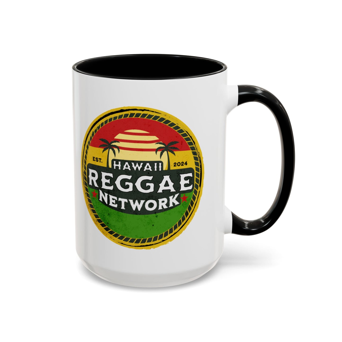 Hawaii Reggae Network Seal Logo Mug - 11oz & 15oz Available