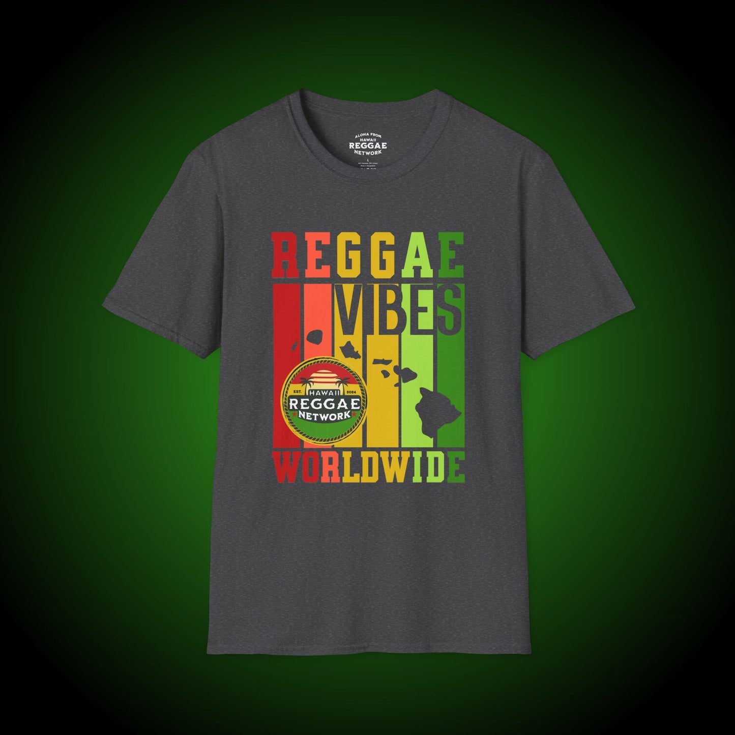 Reggae Vibes Softstyle Tee (front version)