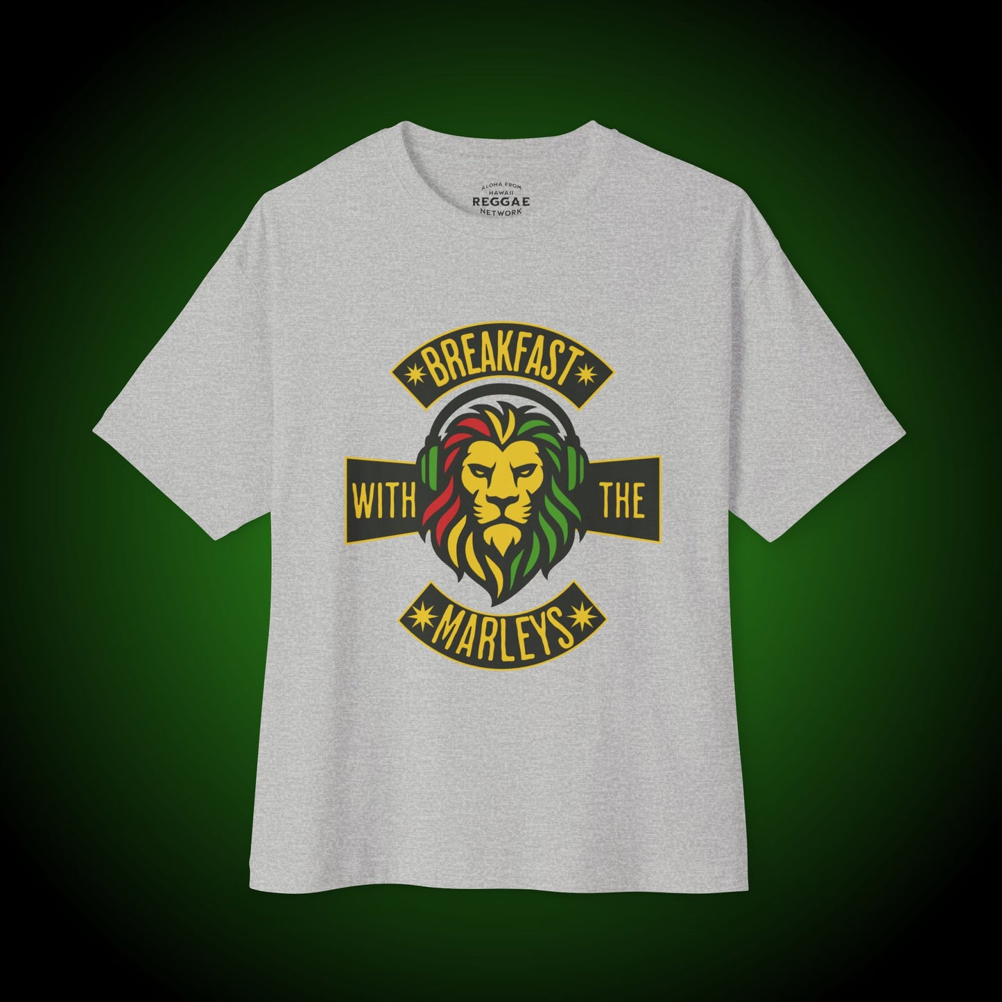 Breakfast With The Marleys Boxy Logo Tee (front version)