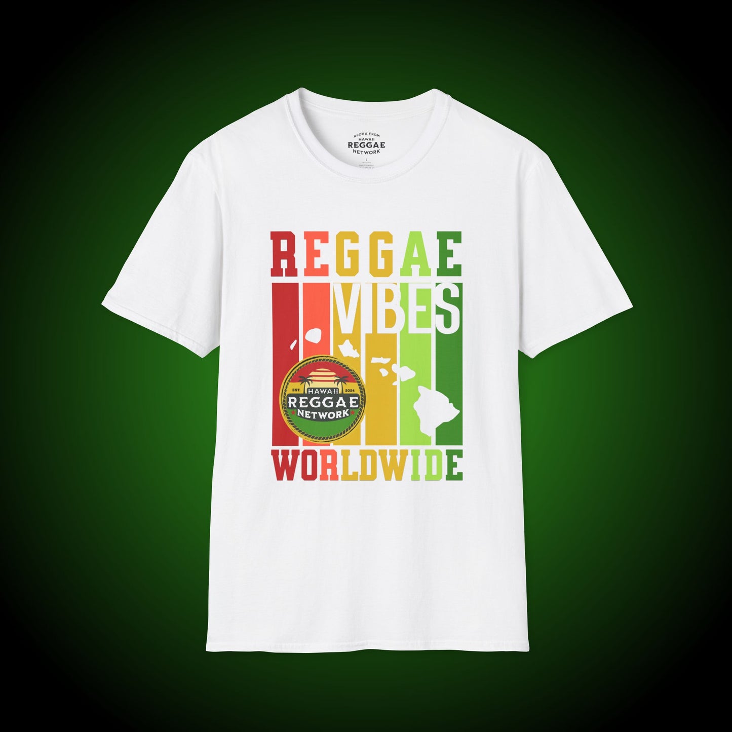 Reggae Vibes Softstyle Tee (front version)