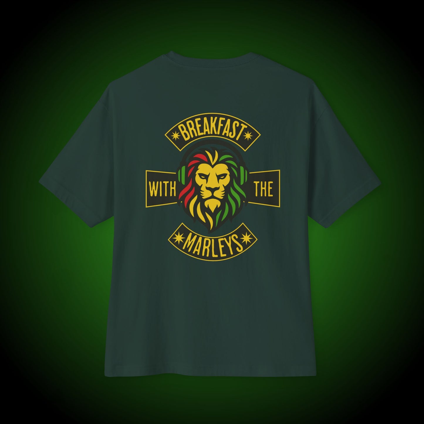 Breakfast With The Marleys Boxy Tee (back version)