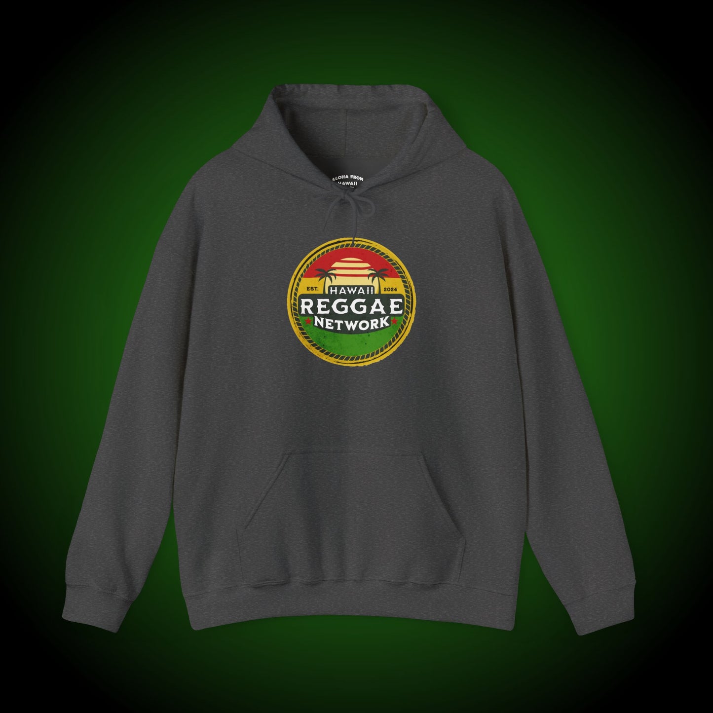 Hawaii Reggae Network Unisex Heavy Hoodie
