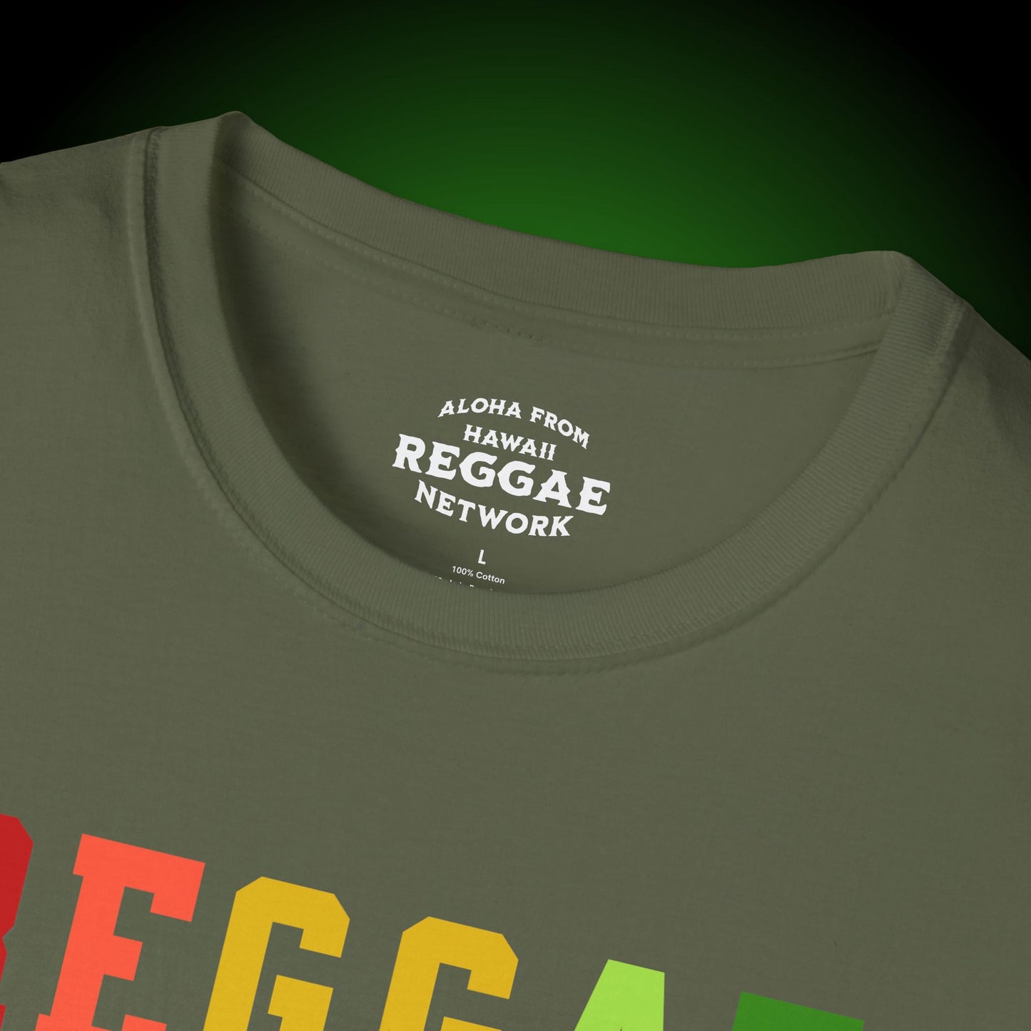 Reggae Vibes Softstyle Tee (front version)