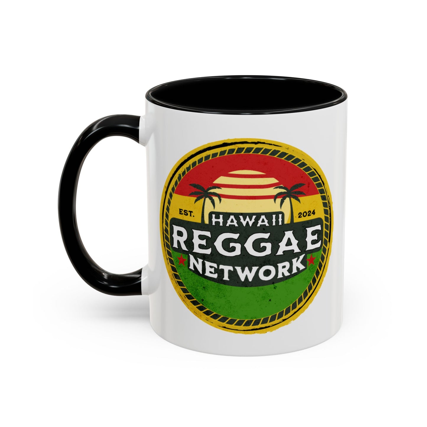 Hawaii Reggae Network Seal Logo Mug - 11oz & 15oz Available