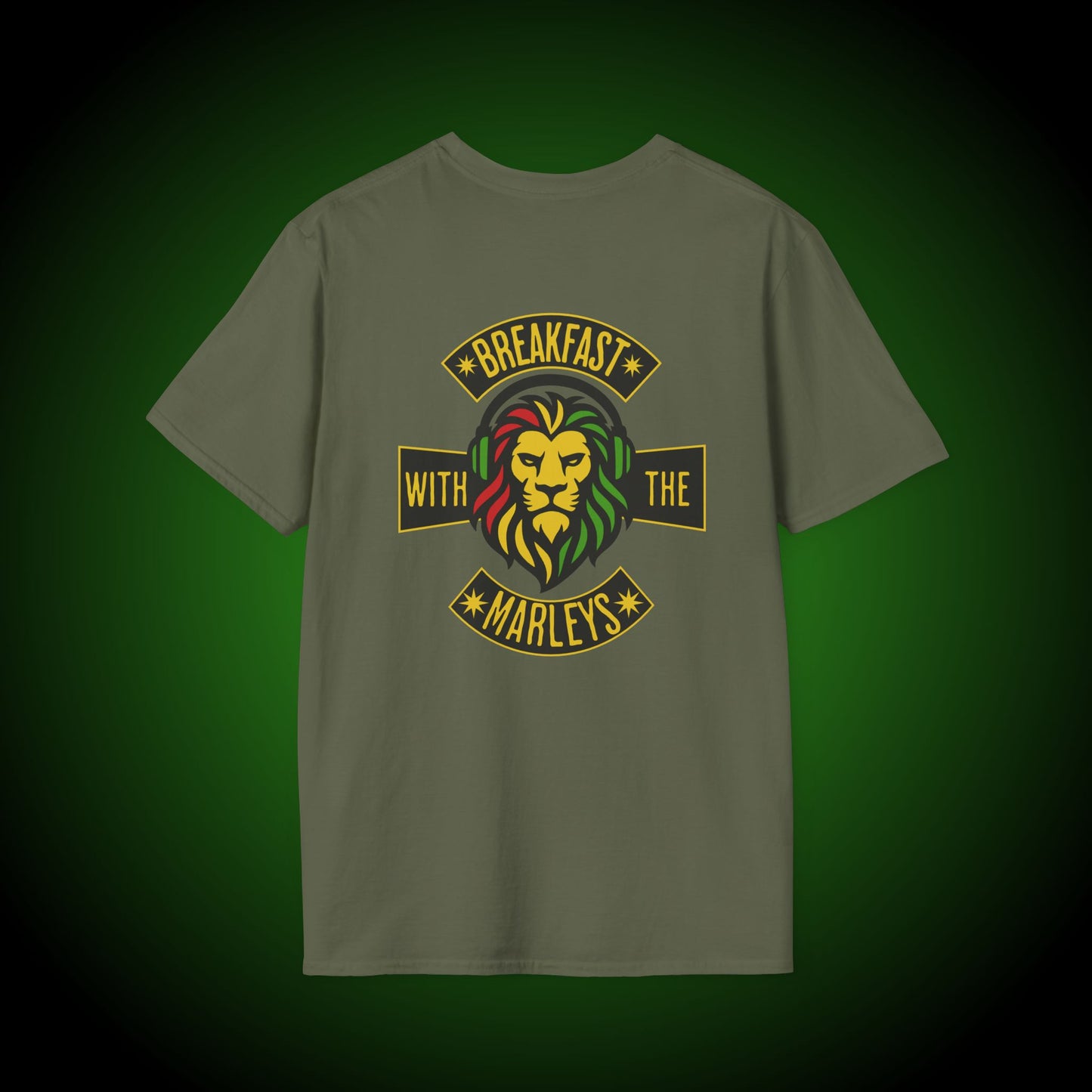 Breakfast With The Marleys Softstyle Tee (back version)
