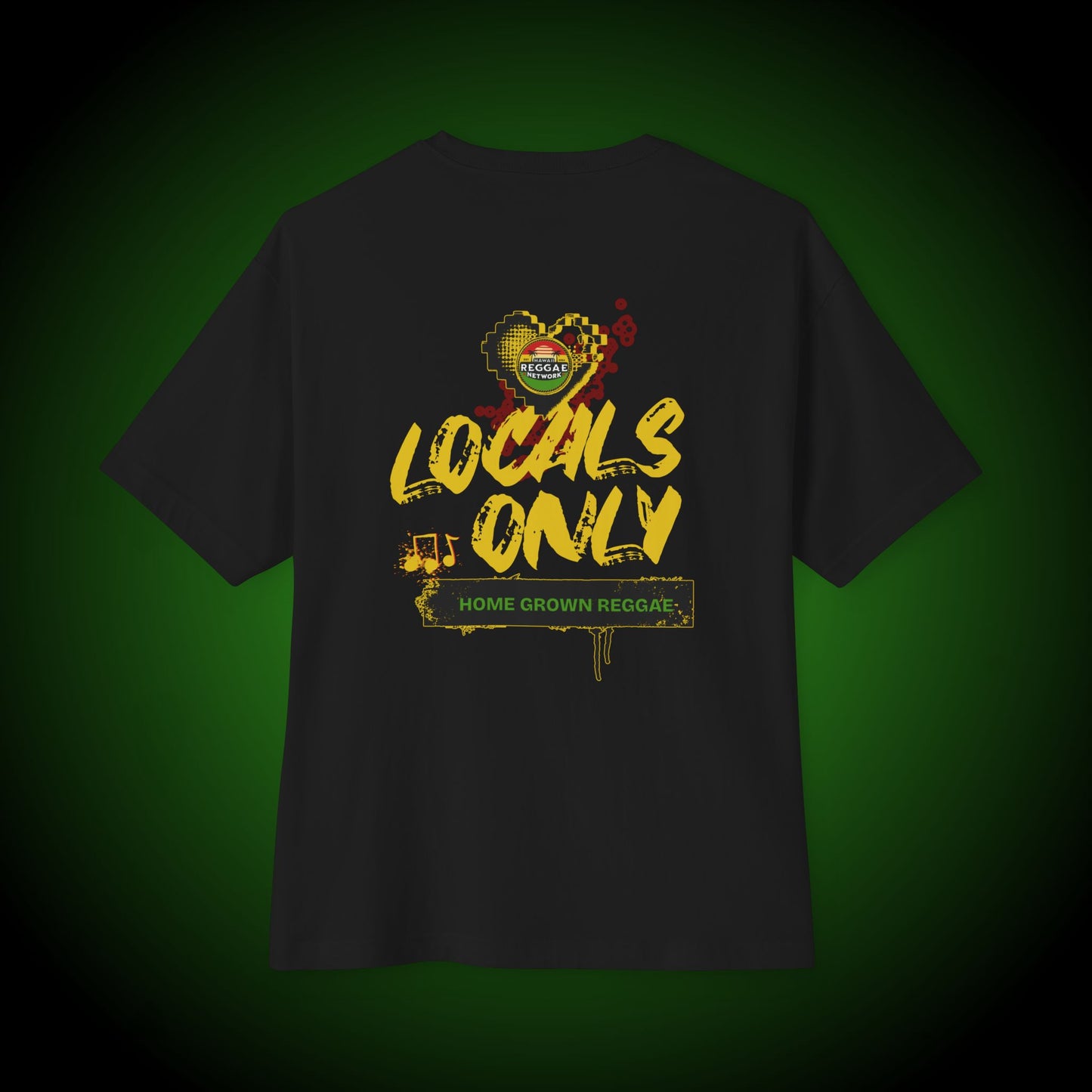 Locals Only Heavy Tee (back version)