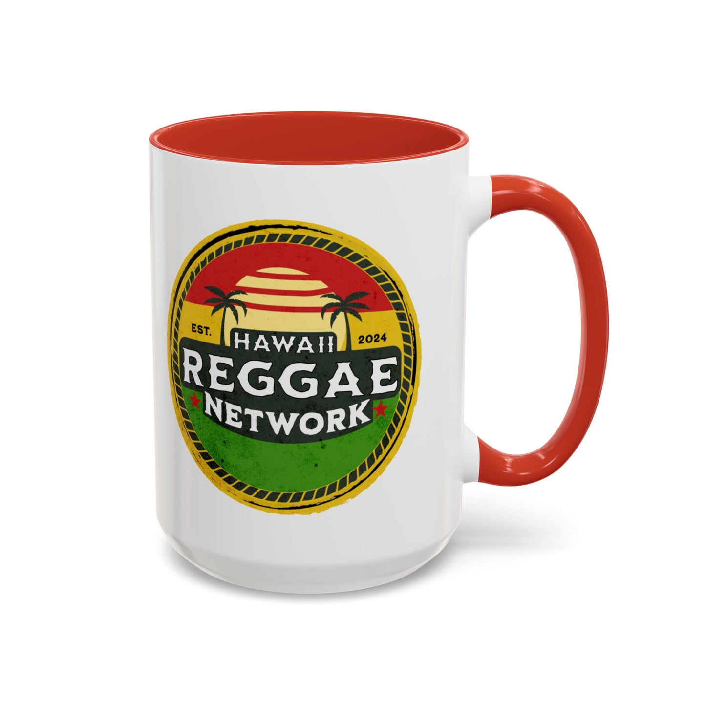 Hawaii Reggae Network Seal Logo Mug - 11oz & 15oz Available