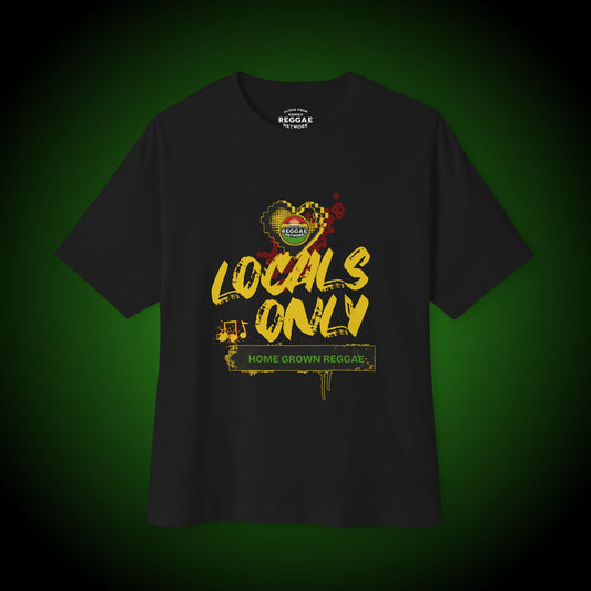 Locals Only Boxy Tee (front version)