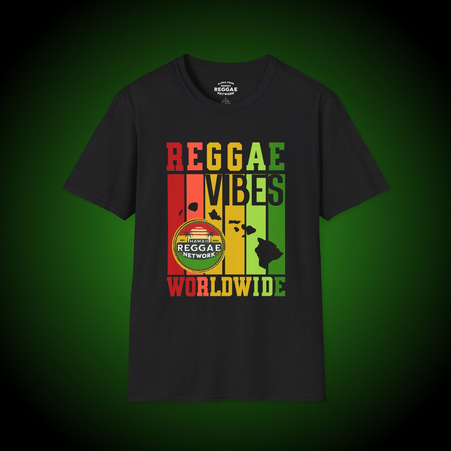 Reggae Vibes Softstyle Tee (front version)