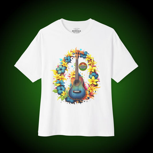 Electric Blue Uke Heavy Tee (front version)