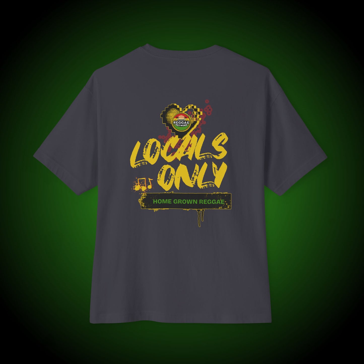 Locals Only Heavy Tee (back version)